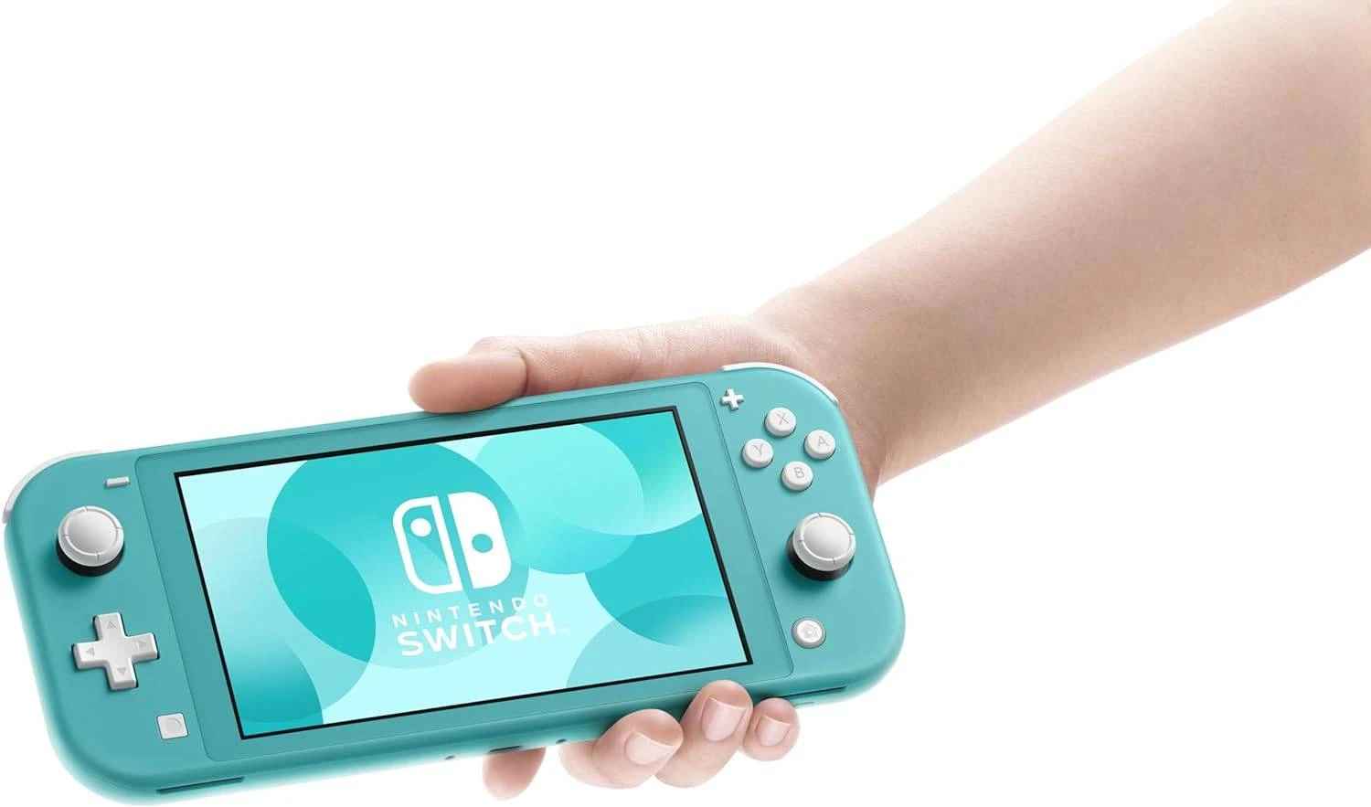 Прошитая Nintendo Switch Lite Бирюзовый +50Игр 32GB+MicroSD 256GB — Ракурс 4 Прошитая Nintendo Switch Lite Бирюзовый +50Игр 32GB+MicroSD 256GB — Фото 4 в Gameshop24