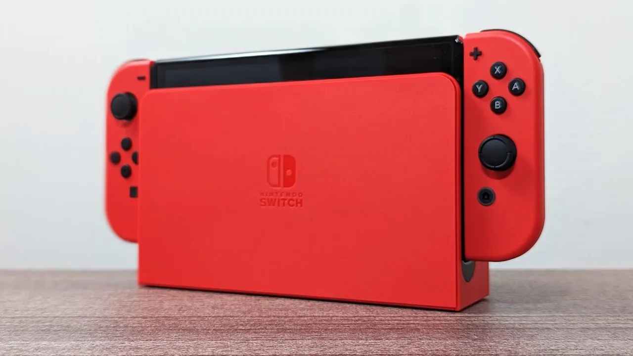 Прошитая Nintendo Switch OLED Mario Edition +50Игр +MicroSD 256GB — Ракурс 6 Прошитая Nintendo Switch OLED Mario Edition +50Игр +MicroSD 256GB — Фото 6 в Gameshop24